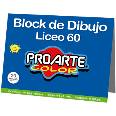 Block Dibujo Liceo Proarte 20 Hj