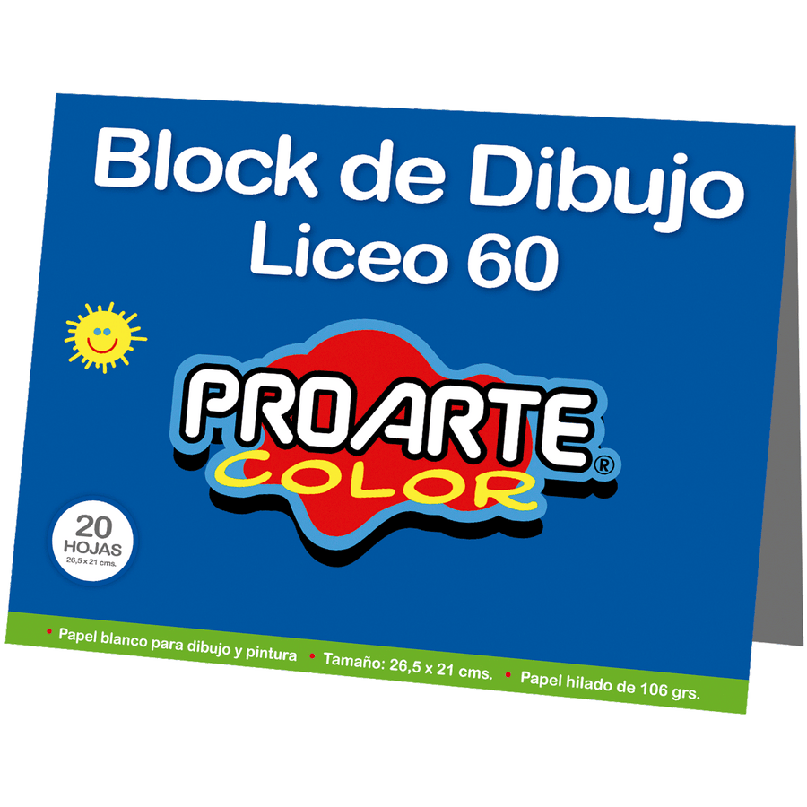 Block Dibujo Liceo Proarte 20 Hj