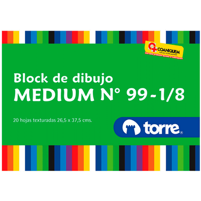 Block Dibujo Torre Medium 99 1/8 20 Hj
