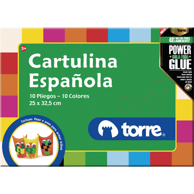 Carpeta Esc Cartulina Española 10 Hj Proarte
