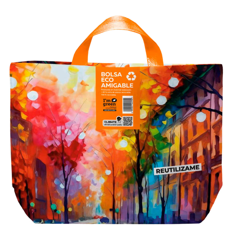 Bolsa Reutilizable Morado Grande