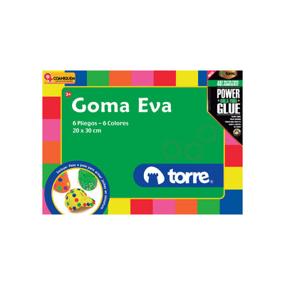 Goma Eva 30x20 Surtida
