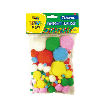 Pompones Colores Surtidos