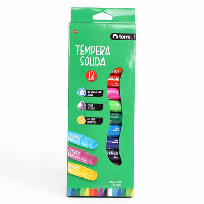 Tempera 12 Colores Torre