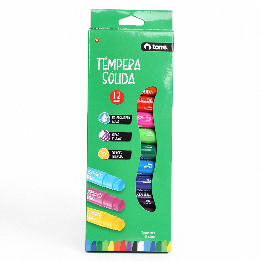 Tempera 12 Colores Torre