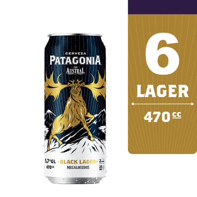 Patagonia Black Lager 470cc x6