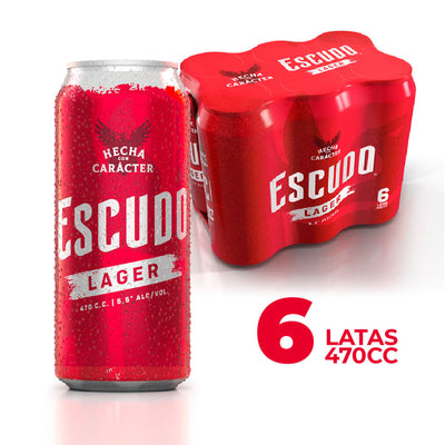 Escudo Lager 470cc x6