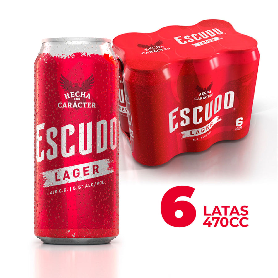 Escudo Lager 470cc x6