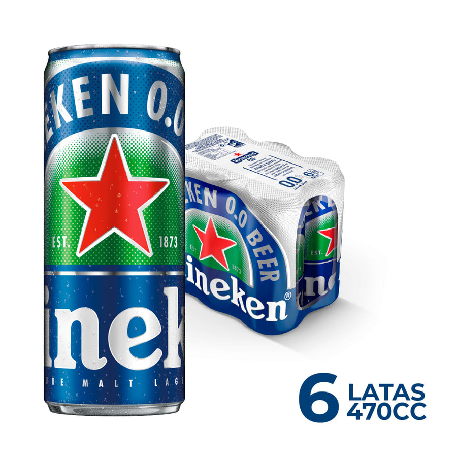 Heineken 0,0 470cc x6