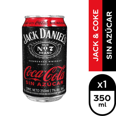 Jack Daniels/ Coca Cola Zero 7°GL 350cc