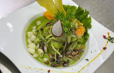 Ceviche Mixto al Cilantro